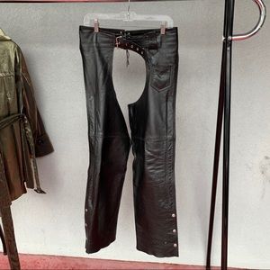 JR Genuine Leather Chaps, Size M